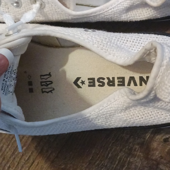 Converse low tops woven white 💜 - Picture 4 of 8
